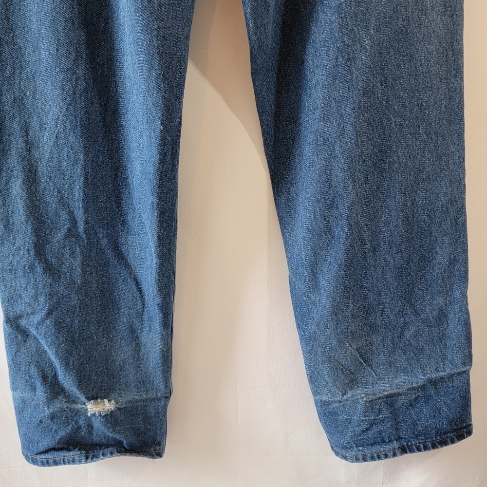 Carhartt Men's Big & Tall Jeans Size 44 × 34 Staright Leg Med Wash Work Outdoor - Picture 8 of 12